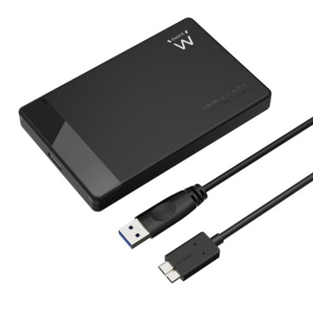 14351-EWENT CAJA HDD/SDD SATA 2.5 SIN TORNILLOS USB 3.2