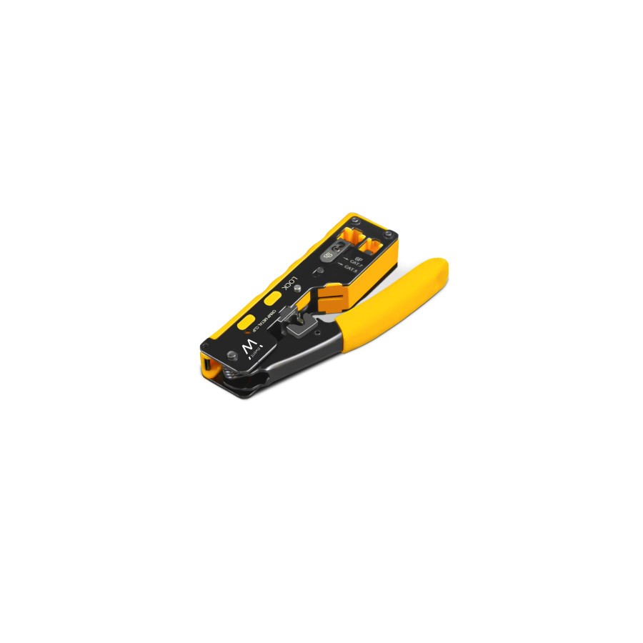 14355-Ewent EW9006 crimpadora Herramienta para prensar Negro, Amarillo 14355-Ewent EW9006 crimpadora Herramienta para prensar Negro, Amarillo