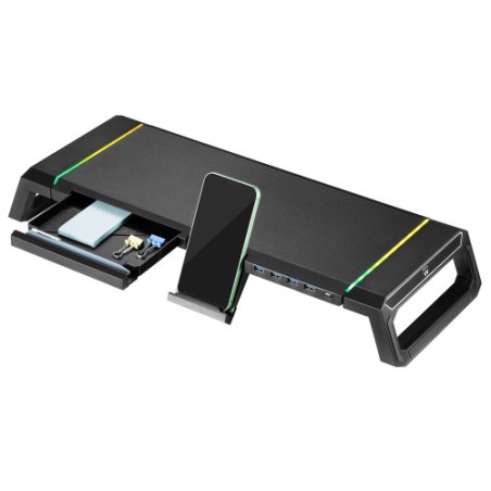 14362-Ewent EW1268 soporte para monitor Negro Escritorio