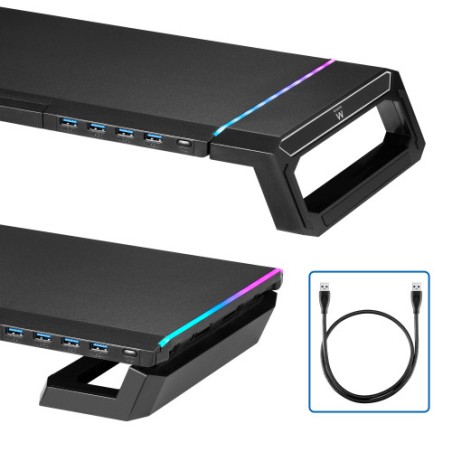 14363-Ewent EW1268 soporte para monitor Negro Escritorio