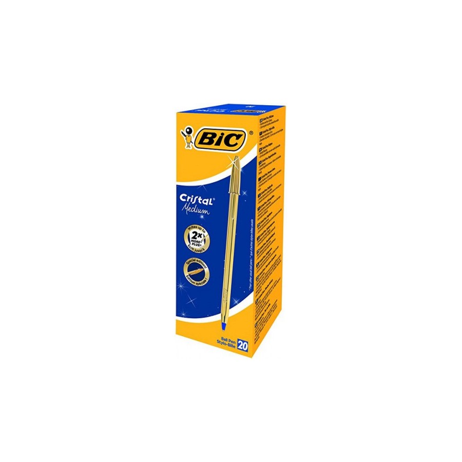 1437-BOLIGRAFO CRISTAL CELEBRATE TRAZO 0,4 MM. COLOR ORO BIC 9213401 1437-BOLIGRAFO CRISTAL CELEBRATE TRAZO 0,4 MM. COLOR ORO BIC 9213401