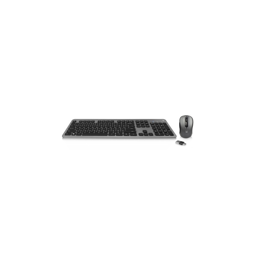 14370-Ewent EW3272 teclado Raton incluido RF inalambrico QWERTY Espanol Negro 14370-Ewent EW3272 teclado Raton incluido RF inalambrico QWERTY Espanol Negro