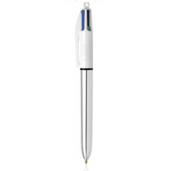 1443-BOLIGRAFO 4 COLORES SHINE PUNTA FINA COLOR DORADO AZUL/NEGRO/ROJO Y VERDE BIC 982878