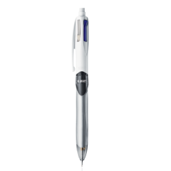 1444-BIC 4Colours Negro, Azul, Verde, Rojo Boligrafo de punta retractil con pulsador 12 pieza(s)