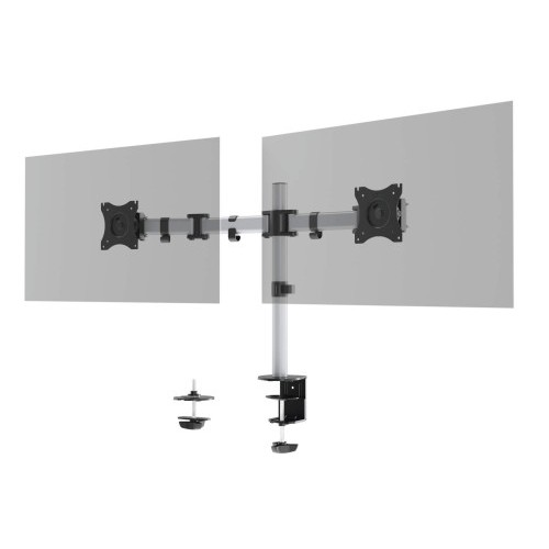 14450-SOPORTE Y BRAZOS ARTICULADOS SELECT PARA 2 PANTALLAS DURABLE 509523