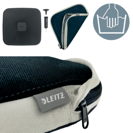 14461-COJIN DE ASIENTO ACTIVE WOBBLE CON FUNDA GRIS OSCURO ERGO LEITZ 65400089