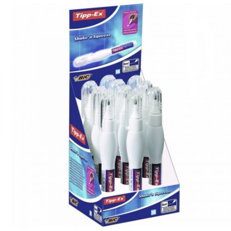 1448-LAPIZ CORRECTOR SHAKE´N SQUEEZE PUNTA FINA 8 ML. TIPPEX 8024224