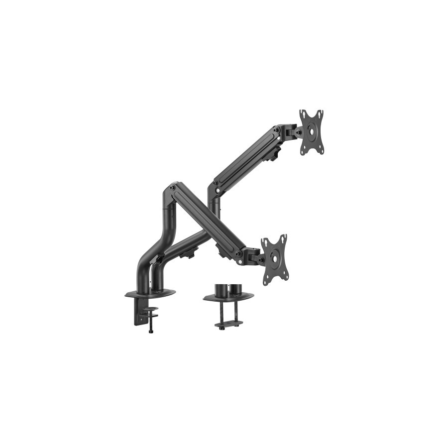 14487-EWENT SOPORTE DE ESCRITORIO PARA DOS MONITORES HASTA 34" CARGA MAXIMA 9KG. CON RESORTE MECANICO 14487-EWENT SOPORTE DE ESCRITORIO PARA DOS MONITORES HASTA 34" CARGA MAXIMA 9KG. CON RESORTE MECANICO