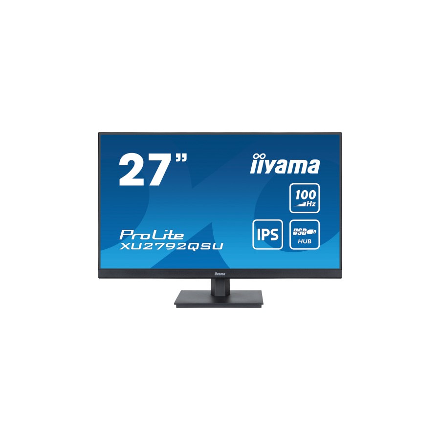 14507-MONITOR IIYAA 27" PROLITE XU2792QSU-B6, IPS WQHD, 100HZ, 0,4MS, USB, HDMI, DISPLAYPORT, ALT 2x2W, INCLI 14507-MONITOR IIYAA 27" PROLITE XU2792QSU-B6, IPS WQHD, 100HZ, 0,4MS, USB, HDMI, DISPLAYPORT, ALT 2x2W, INCLI