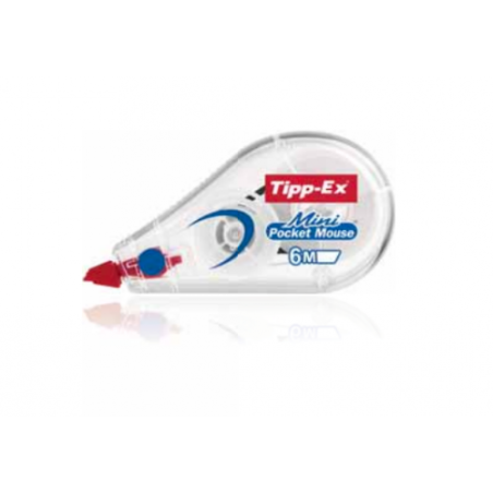 1453-CINTA CORRECTORA MINI POCKET MOUSE DIMENSIONES CINTA 5MMX6M. TIPPEX 932564