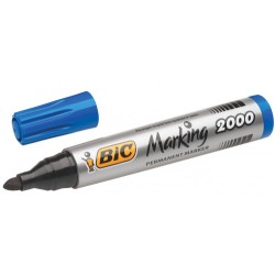 1461-MARCADOR PERMANENTE 2000 PUNTA REDONDA TRAZO 1,7MM AZUL BIC 8209143