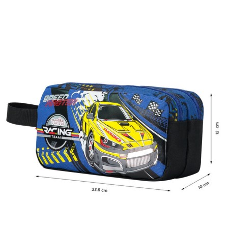 14629-ESTUCHE ESCOLAR DE CARRERAS DE COCHES TOTTO AJ52VLC001-2310-6J7U