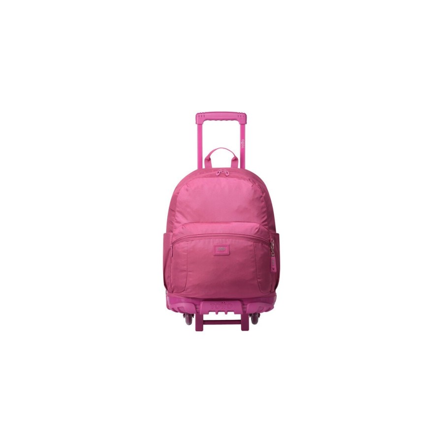14637-MOCHILA ESCOLAR CON RUEDAS COLOR ROSA - TRIK TOTTO MA03TKI003-23100-M89 14637-MOCHILA ESCOLAR CON RUEDAS COLOR ROSA - TRIK TOTTO MA03TKI003-23100-M89