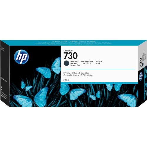 14680-HP Cartucho de tinta DesignJet 730 negro mate de 300 ml