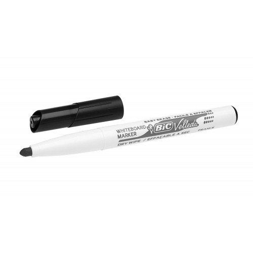 1470-MARCADOR PARA PIZARRA BLANCA 1741 TINTA A BASE DE ACETONA TRAZO 1,4MM. NEGRO VELLEDA 9581711