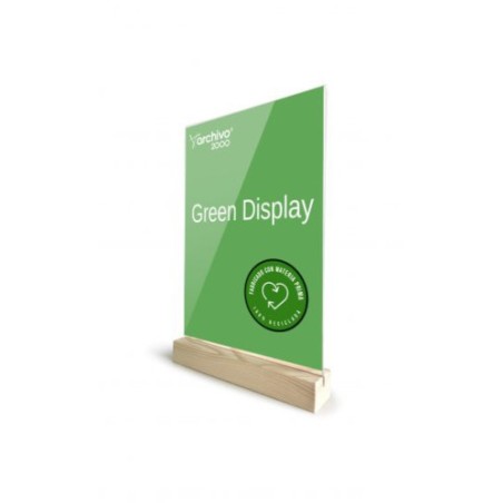 14745-EXPOSITOR SOBREMESA SOSTENIBLE GREENDISPLAY 3X7,5X12,5CM A7 ARCHIVO2000 15907M1 CS TP