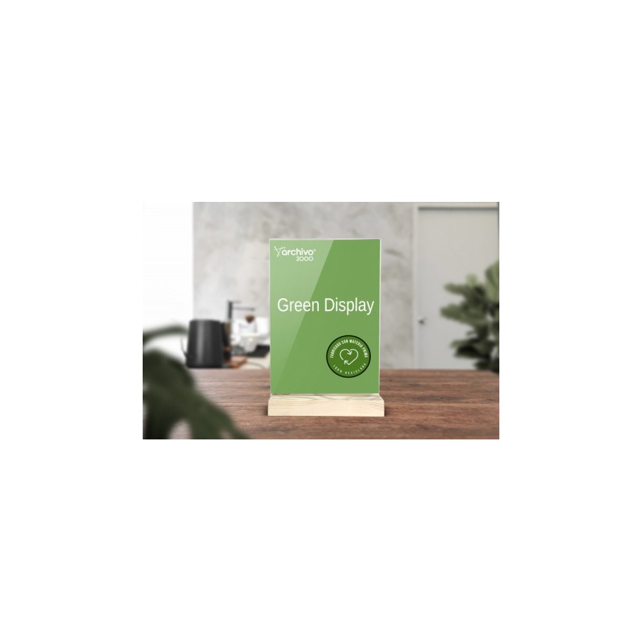 14746-EXPOSITOR SOBREMESA SOSTENIBLE GREENDISPLAY 3X10,5X17CM A6 ARCHIVO2000 15906M1 CS TP 14746-EXPOSITOR SOBREMESA SOSTENIBLE GREENDISPLAY 3X10,5X17CM A6 ARCHIVO2000 15906M1 CS TP