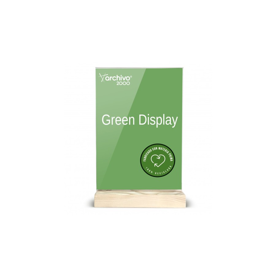 14750-EXPOSITOR SOBREMESA SOSTENIBLE GREENDISPLAY 4X21X33CM A4 ARCHIVO2000 15904M1 CS TP 14750-EXPOSITOR SOBREMESA SOSTENIBLE GREENDISPLAY 4X21X33CM A4 ARCHIVO2000 15904M1 CS TP