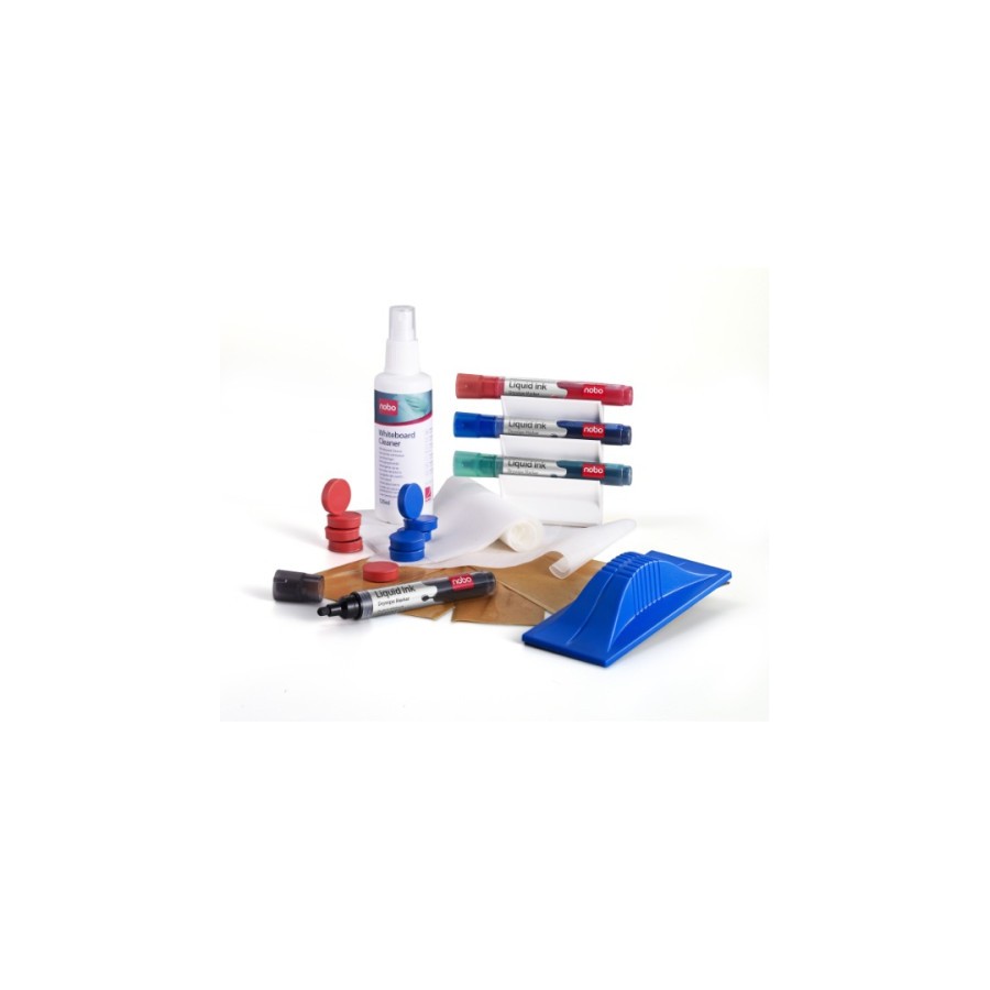 14766-Nobo Kit Pizarra Blanca Completo