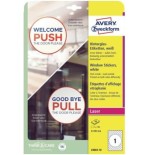 14777-ADHESIVOS DE PAPEL PARA VENTANAS 200 MM 10 HOJAS POR PAQUETE.  AVERY L9003-10