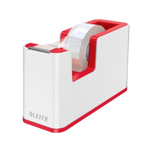 14780-DISPENSADOR DE CINTA ADHESIVA LEITZ WOW DUAL, ROJO/BLANCO LEITZ 53641026