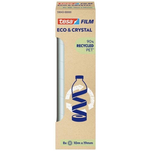 14803-PACK 8 CINTAS ADHESIVAS TESAFILM ECO 10:19  TOWER TESA TAPE 59043-00000-00