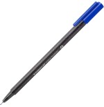 14863-CAJA DE 10 ROTULADORES TRIPLUS FINELINER 334 ECO EDITION AZUL STAEDTLER 334 R-3