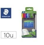 14868-ESTUCHE 4 ROTULADORES COLORES SURTIDOS FLUORESCENTE TEXTSURFER  CLASSIC 364 ECO EDITION.  STAEDTLER 364 RC4