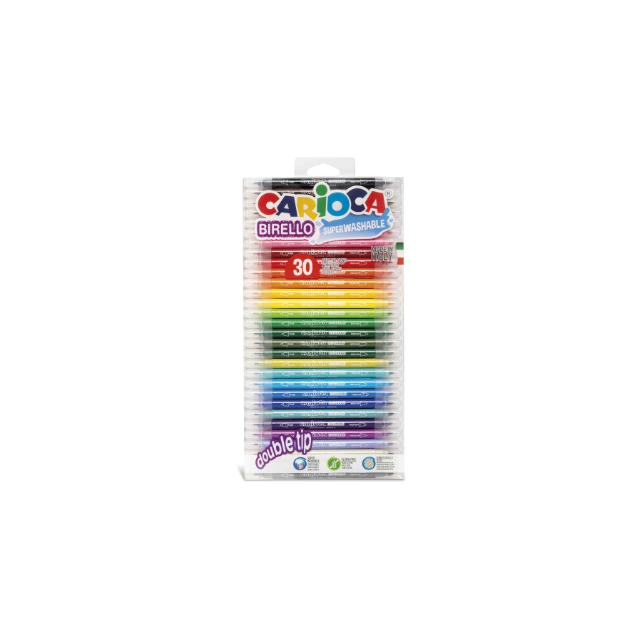 14878-Carioca Birello rotulador Fino/Medio Multicolor 30 pieza(s)