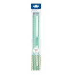 14880-REGLA 30 CM TRANSPARENTE SERIE NEW LOOK, VERDE MILAN 353801NL