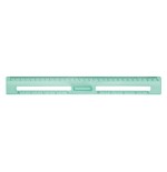 14881-REGLA 30 CM TRANSPARENTE SERIE NEW LOOK, VERDE MILAN 353801NL