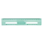 14883-REGLA 20 CM TRANSPARENTE SERIE NEW LOOK, VERDE MILAN 357801NL