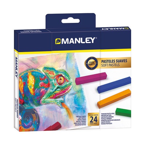 14889-ESTUCHE 24 SOFT PASTELS MANLEY MSP00024