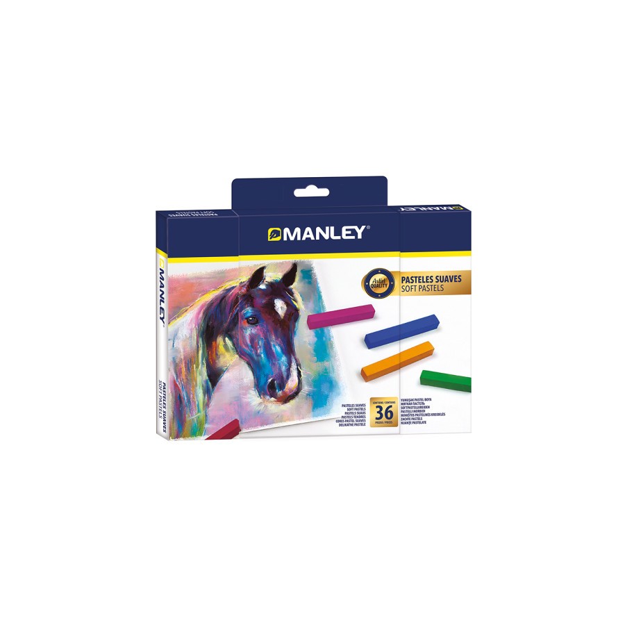 14891-ESTUCHE 36 SOFT PASTELS MANLEY MSP00036 14891-ESTUCHE 36 SOFT PASTELS MANLEY MSP00036