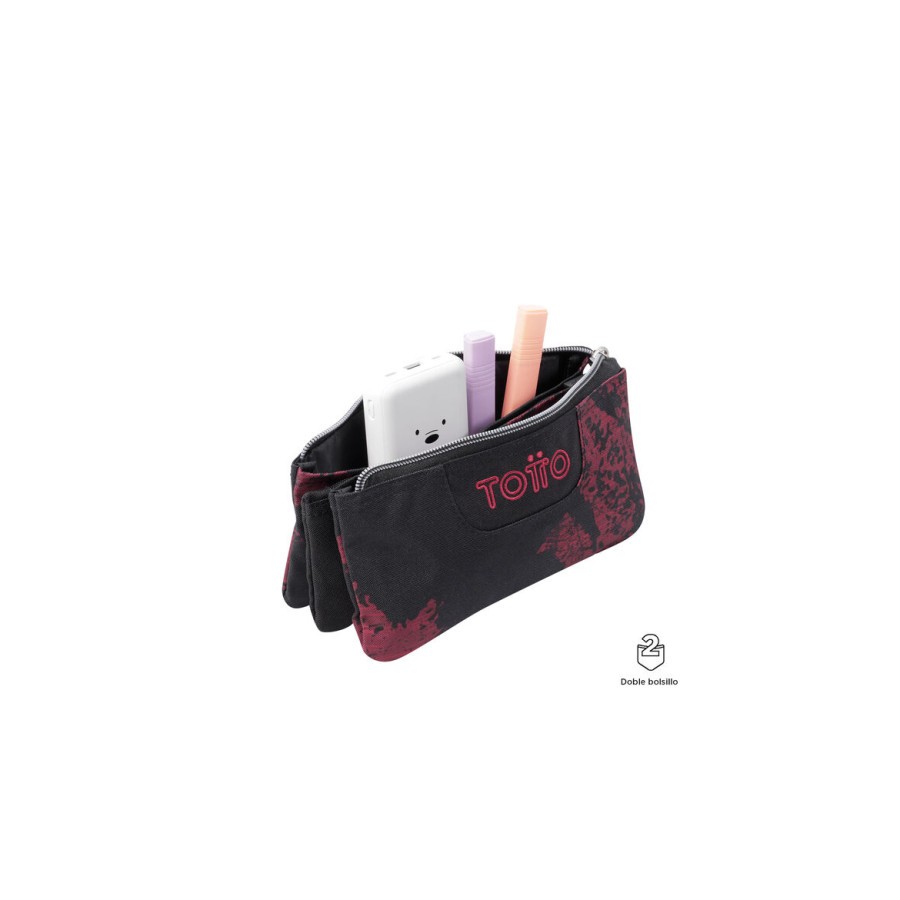 14896-ESTUCHE ESCOLAR TRES COMPARTIMENTOS TIZA ROJA - TABLERO TOTTO AC52ECO012-2310Z-5C5 14896-ESTUCHE ESCOLAR TRES COMPARTIMENTOS TIZA ROJA - TABLERO TOTTO AC52ECO012-2310Z-5C5