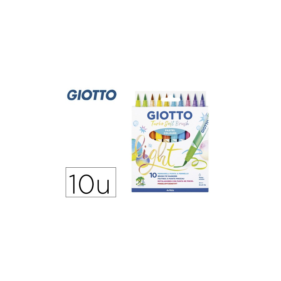 14906-ESTUCHE 10 UDS TURBO SOFT BRUSH PASTEL GIOTTO F426900 14906-ESTUCHE 10 UDS TURBO SOFT BRUSH PASTEL GIOTTO F426900