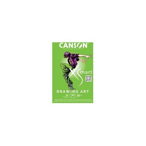 14909-BLOC ENC 21X29,7 40H XSMART DRAWING ART 150G CANSON C32250P002
