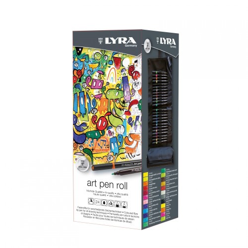 14914-ESTUCHE ENROLLABLE DE TELA 24 UDS. LYRA L6754240