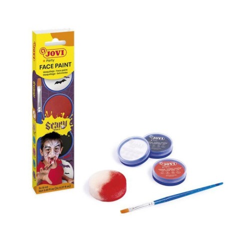14920-SET MAQUILLAJE SCARY 3 BOTES 8ML CREMA + ACCESORIOS JOVI 174SC