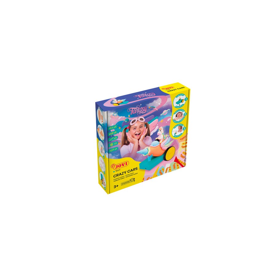 14923-SET CRAZY CARS CON 8 PASTILLAS DE PLASTILINA COLORES SURTIDOS DE 50G, 2 BARRITAS DE 15G, 3 MODELADORES, 2 RUEDAS C 14923-SET CRAZY CARS CON 8 PASTILLAS DE PLASTILINA COLORES SURTIDOS DE 50G, 2 BARRITAS DE 15G, 3 MODELADORES, 2 RUEDAS C