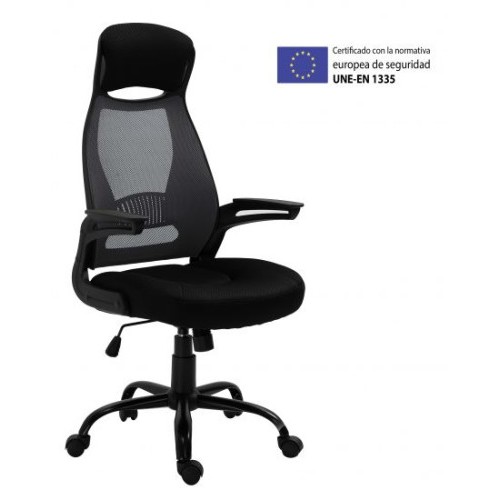 14931-SILLA ERGONOMICA OPERATIVA BARBANTESA COLOR NEGRO. ARCHIVO 2000 6493 NE