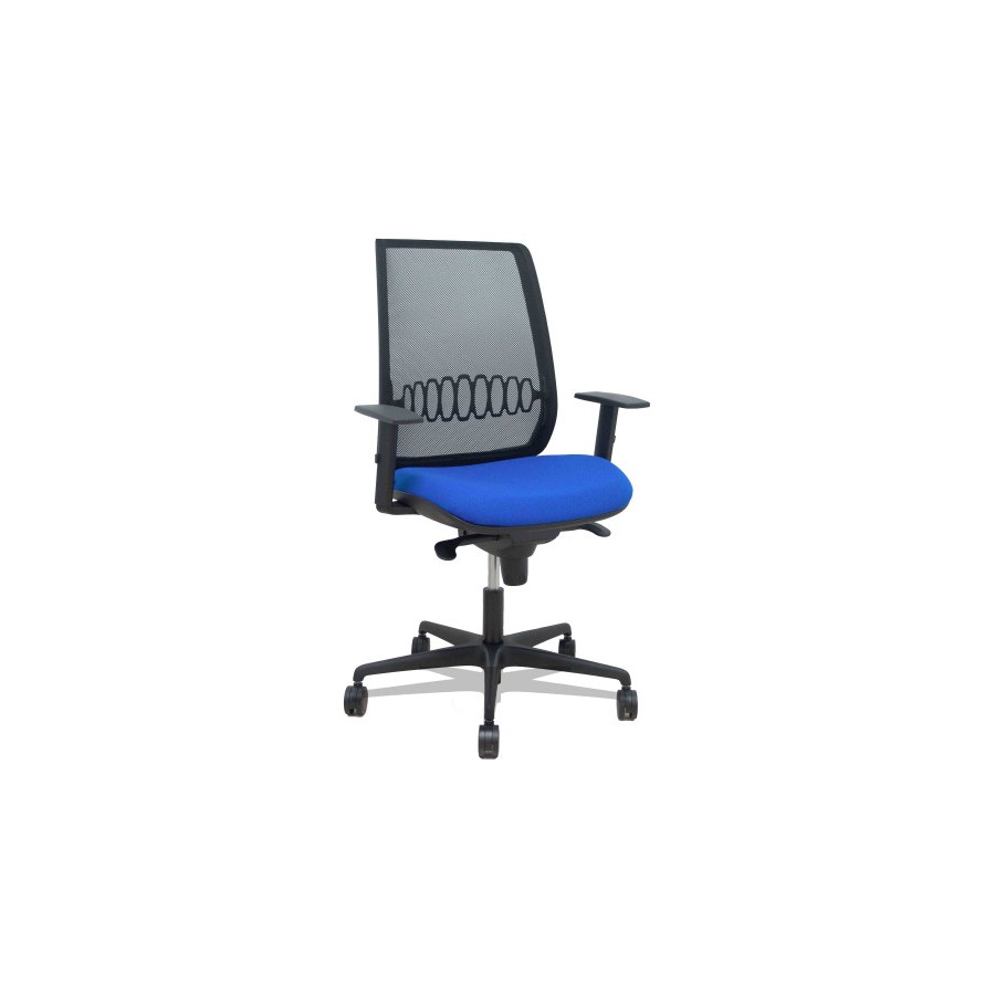 14932-SILLA ALARES SINCRO MALLA NEGRA BALI AZUL BRAZO REGULABLE PIQUERAS Y CRESPO 397SM840B229B10B68R65 14932-SILLA ALARES SINCRO MALLA NEGRA BALI AZUL BRAZO REGULABLE PIQUERAS Y CRESPO 397SM840B229B10B68R65