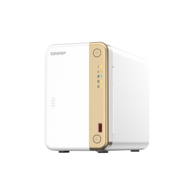 QNAP TS 262 NAS Torre Ethernet Oro Blanco N4505