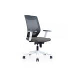 14949-SILLA DE OFICINA  TAPIZADO EN TELA SISTEMA DE INCLINACION SINCRO COLOR NEGRO. ROCADA 908W-4