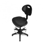14957-TABURETE CON ASIENTO Y RESPALDO CON REPOSAPIES METALICO REGULABLE EN ALTURA ROCADA 925N