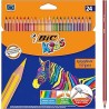 1499-BLISTER 24 LAPICES DE COLORES EVO STRIPES COLORES SURTIDOS BIC 9505251