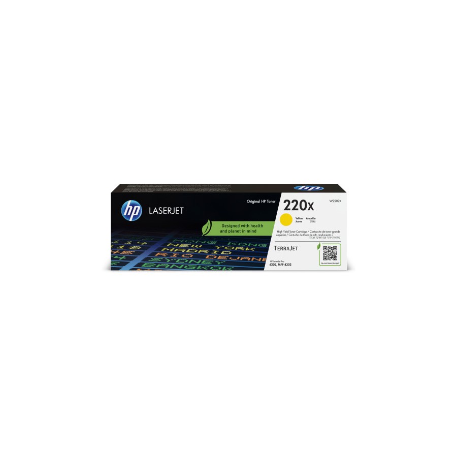 14996-HP Cartucho de toner Original LaserJet 220X amarillo