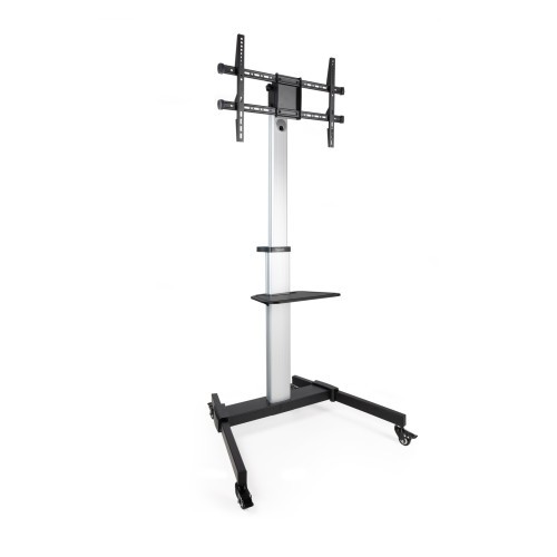 14998-TooQ Hera Soporte de Suelo de Aluminio con Ruedas para Pantalla 37"-86"
