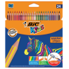 1500-BLISTER 24 LAPICES DE COLORES EVO STRIPES COLORES SURTIDOS BIC 9505251