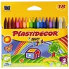 1504-ESTUCHE 18 CERAS DE COLOR QUE NO ENSUCIAN PLASTIDECOR 8757712